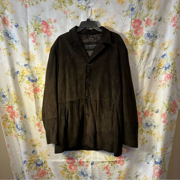 Metropolitan View Men’s Vintage Leather Jacket brown